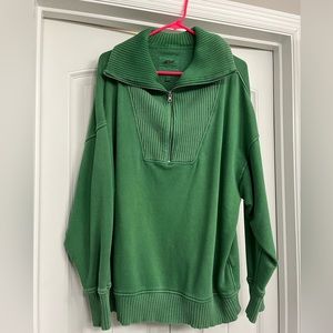 Aerie Quarter Zip Sweatshirt